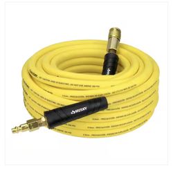 Husky 3/8 in. x 50 ft. Hybrid Air Hose with Coupler
