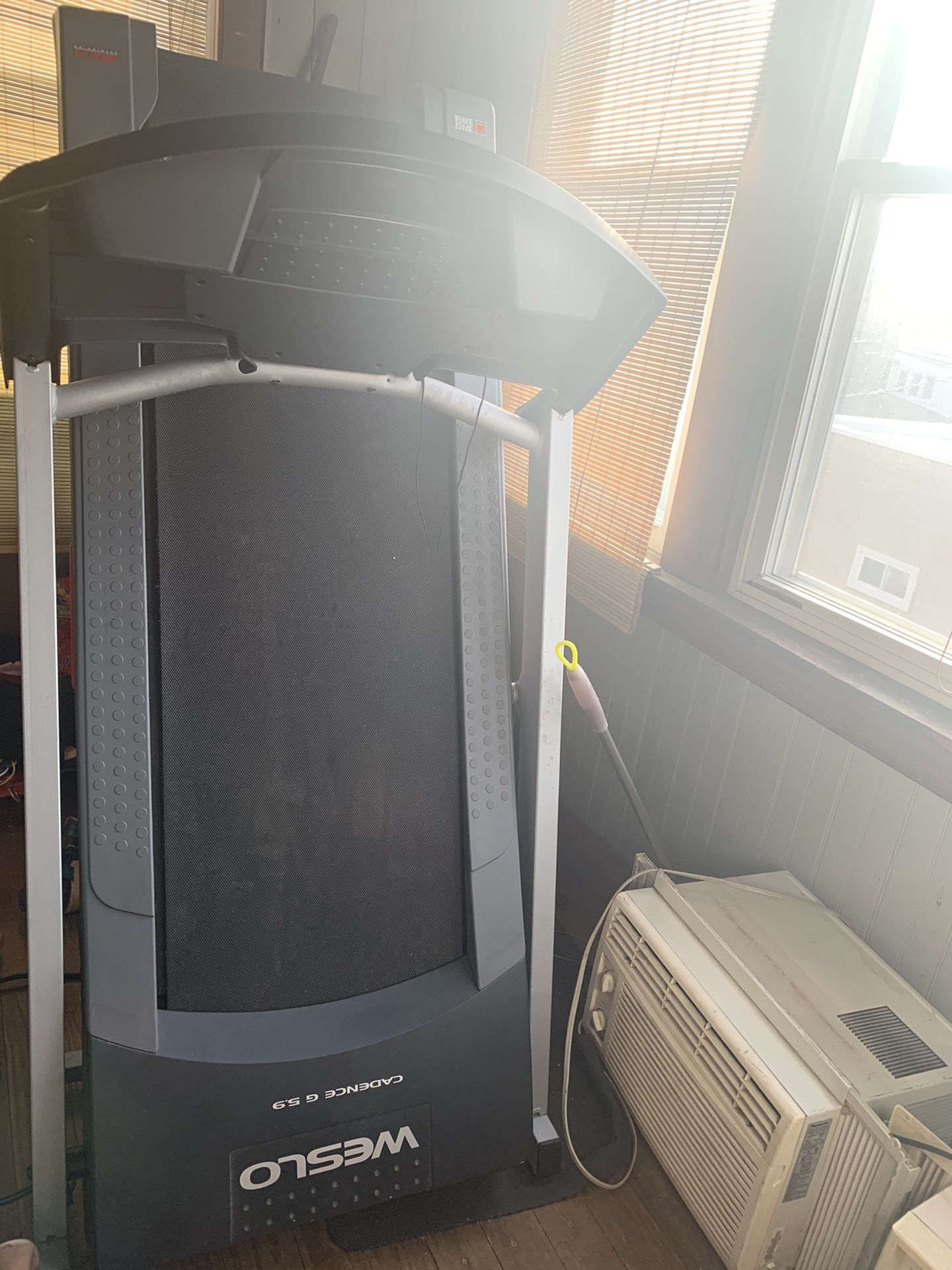 Weslo treadmill plus 2 AC for sale together