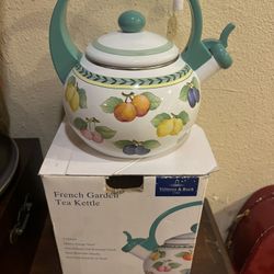 French garden Tea Kettle