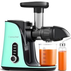 AMZCHEF - Cold slow press suppressor with 2 speed modes, travel bottles (16.9 fl oz), LED display, easy-to-clean brush and engine 