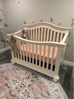 Convertible Crib, Changing Table, Mattress