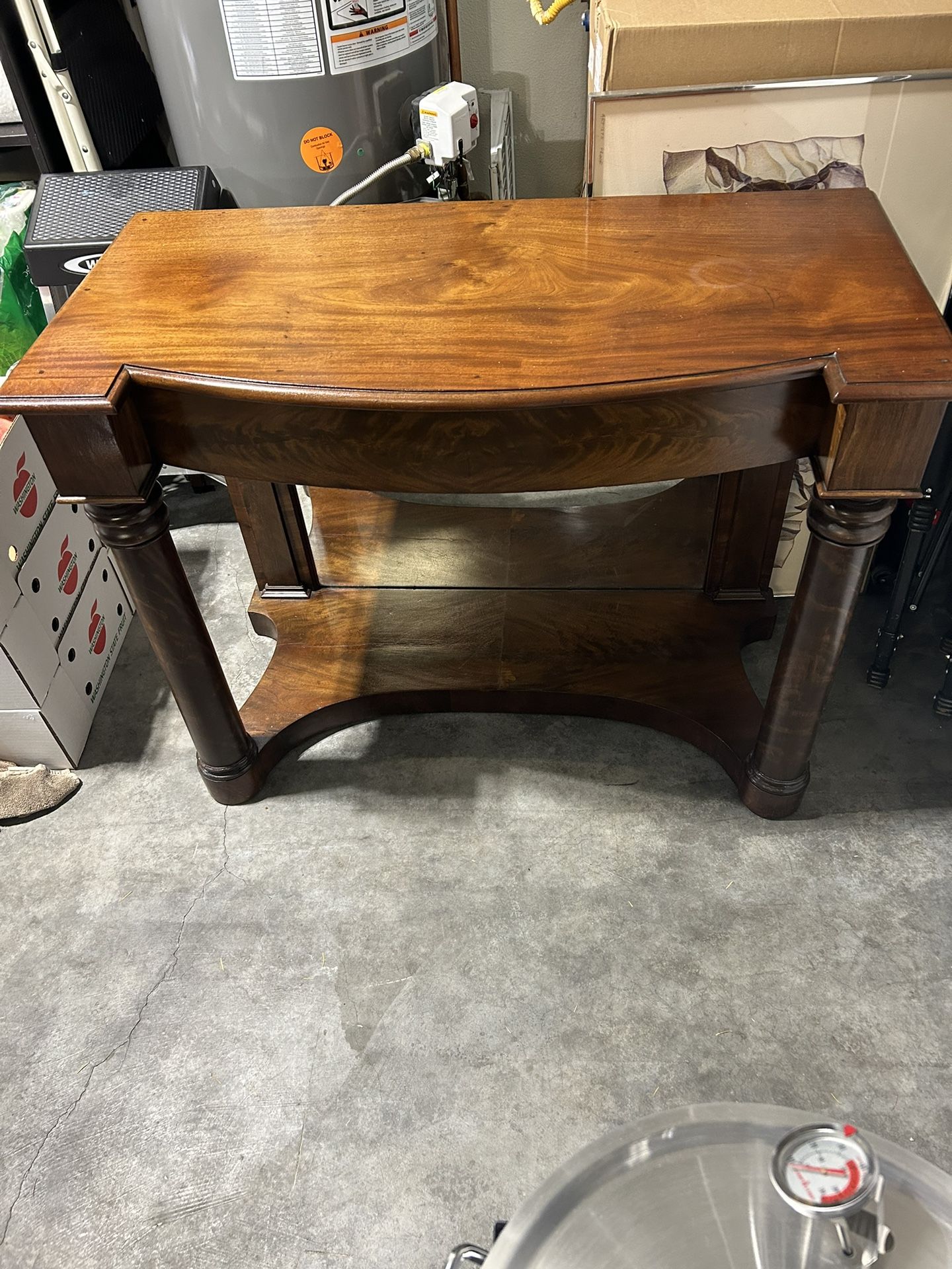 Antique Mahogany Mirrored Entry Table $339 OBO