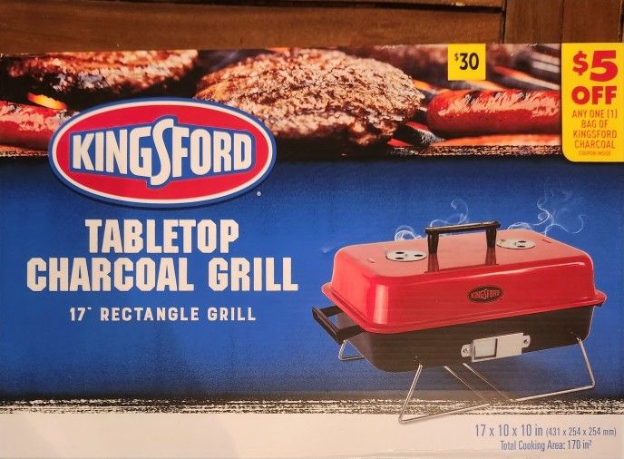 Kingsford 17 In. Tabletop Charcoal Grill