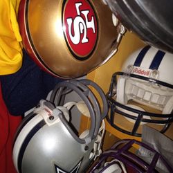 SUPERBOWL PLAYOFFS MAN CAVE MINI HELMET COLLECTOR COLLECTION!