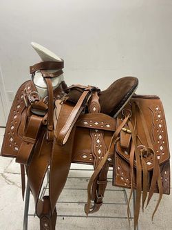 Montura charra de cuero