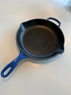 Le Creuset cast iron pan