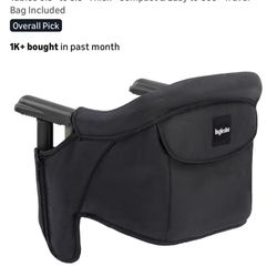 Inglesina Fast Table Chair, Black - Portable Baby High Chair