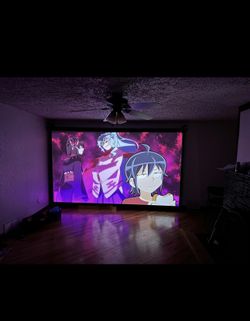 PROJECTOR SCREEN - Elite Screens Manual Series, 150-INCH 16:9, Pull Down Manual Projector Screen with AUTO LOCK, Movie Home Theater 8K / 4K Ultra HD