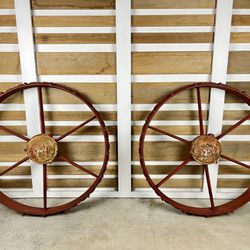 Early 1900’s Vintage John Deere No. 3 Sickle Mower Wheels