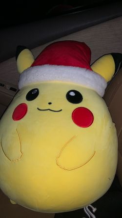 Pikachu santa hat