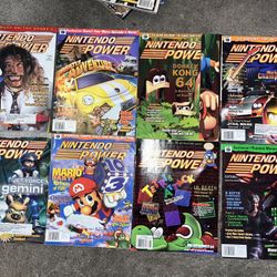 14 Vintage N64 Nintendo Power Video Game Magazines 90s 