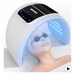 brand new Red-Light-Therapy-for-Face，Led Face Mask Light Therapy Red & Blue Rejuvenation Tool SPA Equipment Led Neck Body Hand Mask for Skincare at Ho