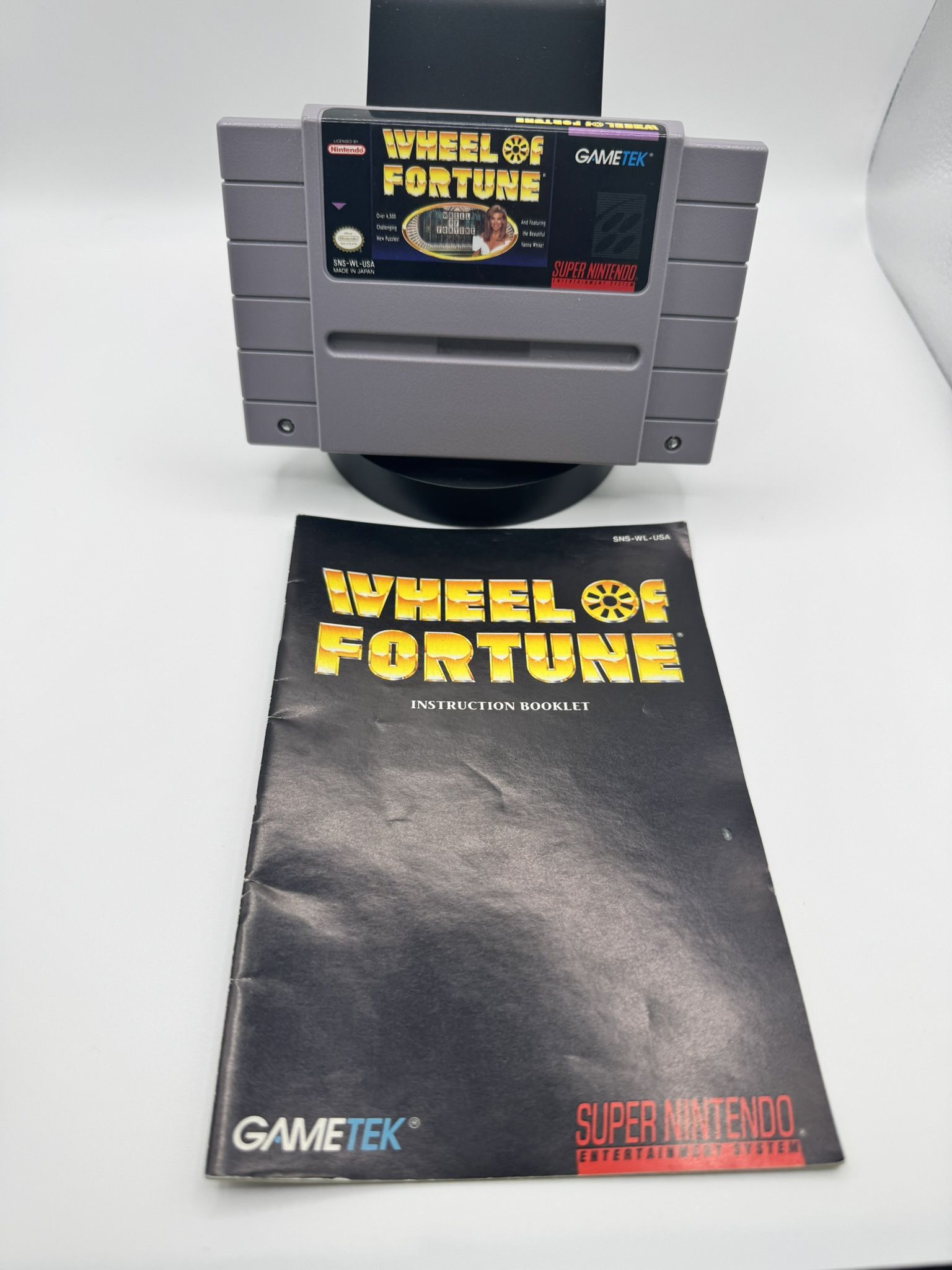 SNES Wheel Of Fortune W/Manual