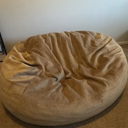 Large Bean Bag Biege
