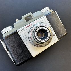 Vintage Kodak Pony 135 35mm Film Camera 51mm F/4.5 Anaston Lens Shutter I35 USA