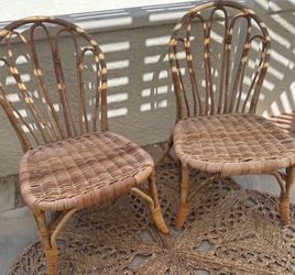 Rattan chairs