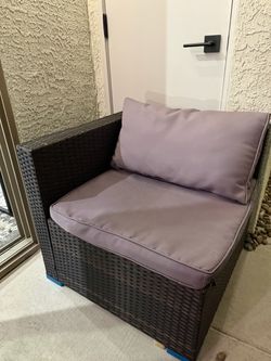 3-Piece Wicker Patio Furniture Set