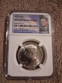 Brilliant uncirculated JFK