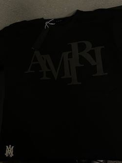 Amiri Black Logo T-Shirt with Tags