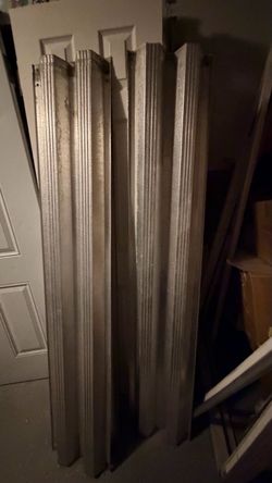 9 Aluminum Hurricane Shutter Panels - Excellent Condition