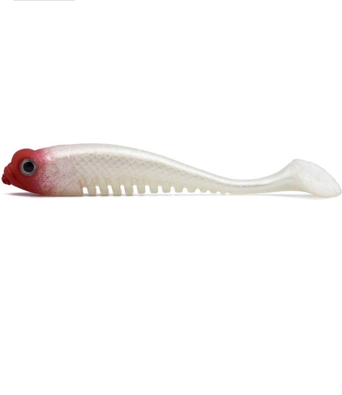 Fishing Soft Plastic Lures， Bass Bait, Soft Plastic Split Tail Lure Set Simulating The Fish Running in The Water