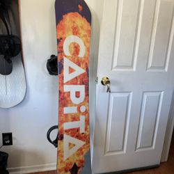 163 Wide Snowboard W/bindings