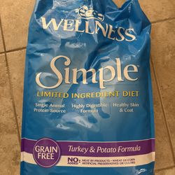 Brand new bag of dog food