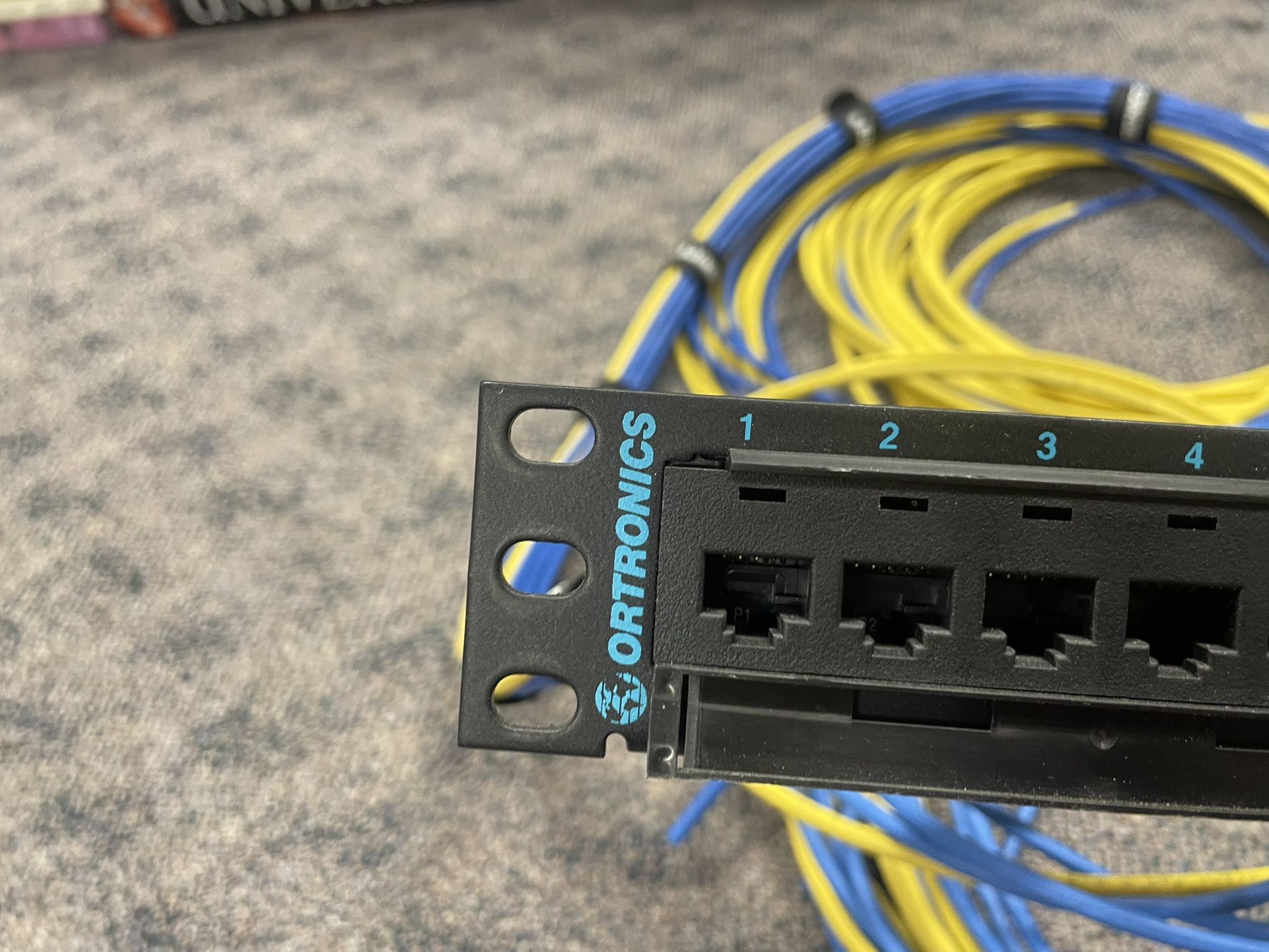 Ortronics 24 Port Patch Panel