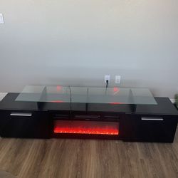 Tv stand With Fireplace 