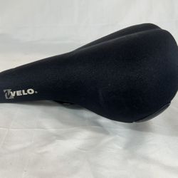 Velo Black Padded Bicycle Bike Seat Saddle Cycling Sports