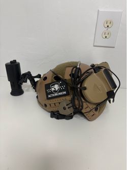 Airsoft helmet and vest