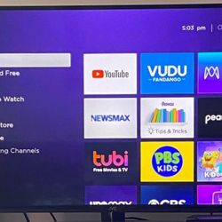 JVC SMART ROKU TELEVISION 45"