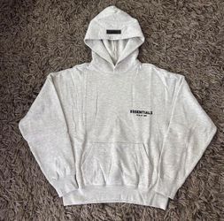 Fear Of God Essentials Hoodie- Light Oat