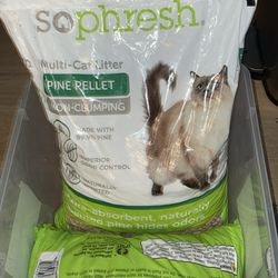 So phresh pine pellets cat litter
