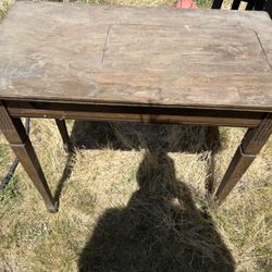 Vintage Sewing Table Ready For Restoration!