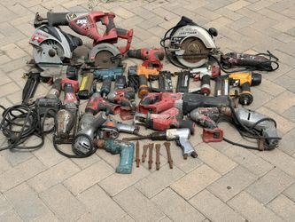 Air Tools +power Tools Lot Some Working,some Repair