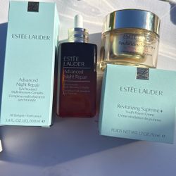 Estee Lauder Night Serum ($50) Youth Cream ($45) Authentic