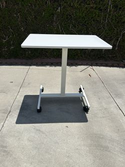 Adjustable Table/Desk On Wheels 