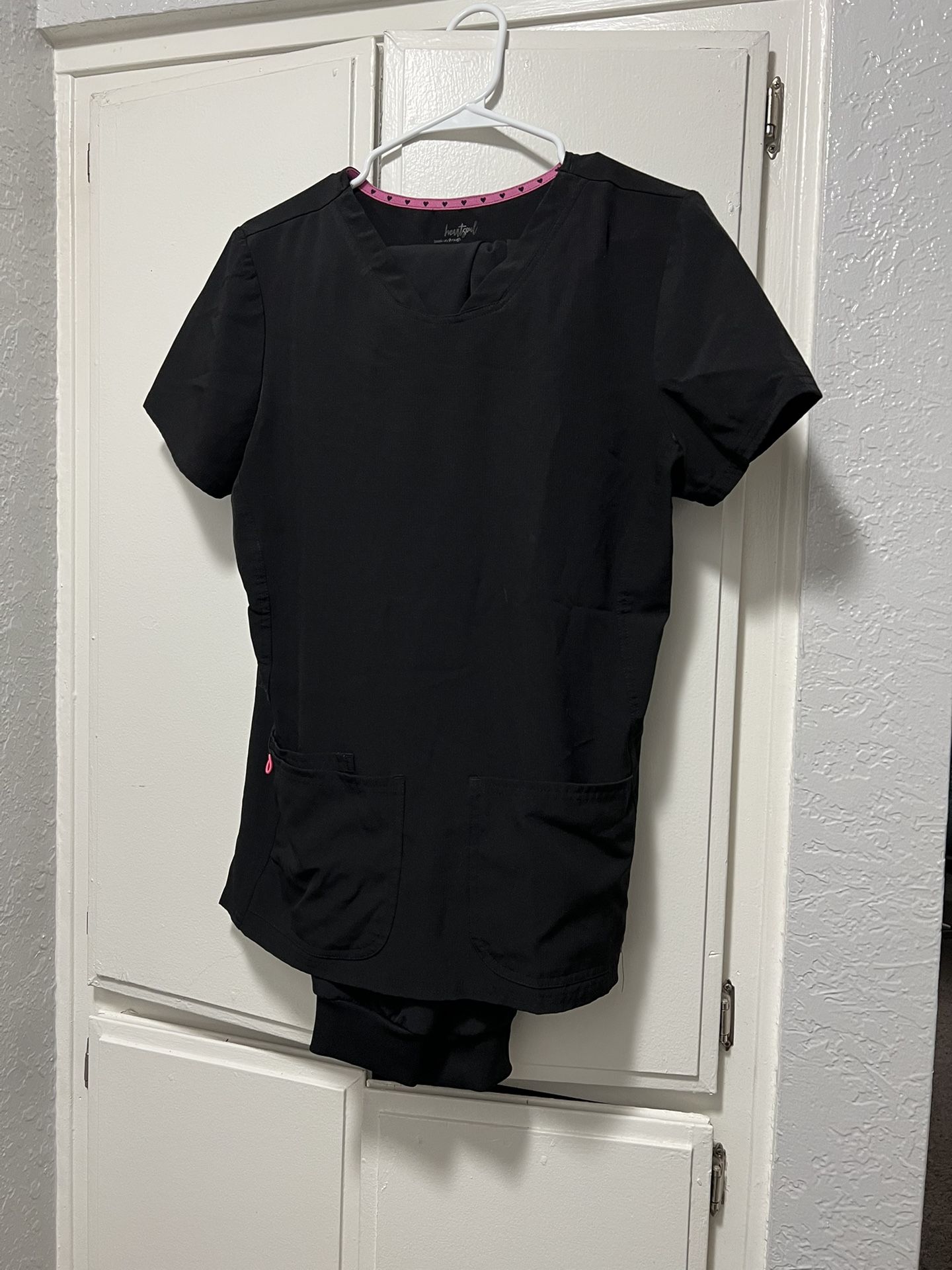 Heartsoul Black Scrubs