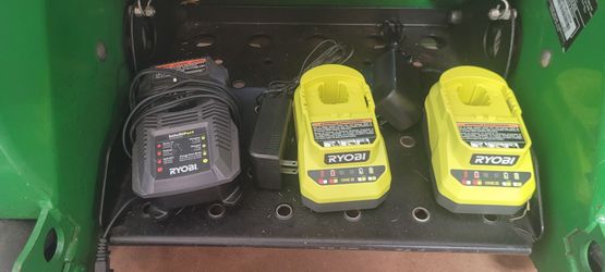 3 Ryobi chargers