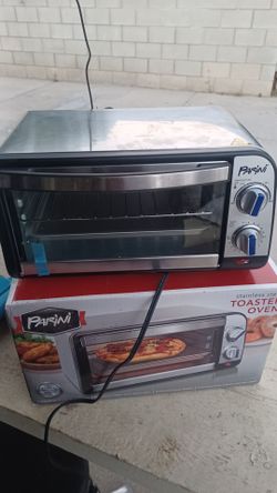 Small Toaster oven and food warming tray $50 for both