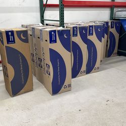 Bed in a box over stock