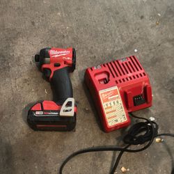 Milwaukee Impact Drill With Charger