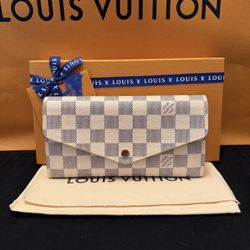 Louis Vuitton Sarah Wallet - Damier Azur Canvas
