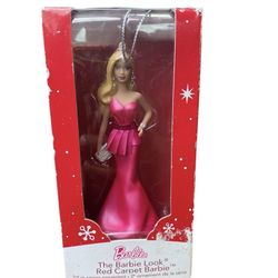Barbie Ornament 2014 Christmas Heirloom Collection Red Carpet Barbie NOS