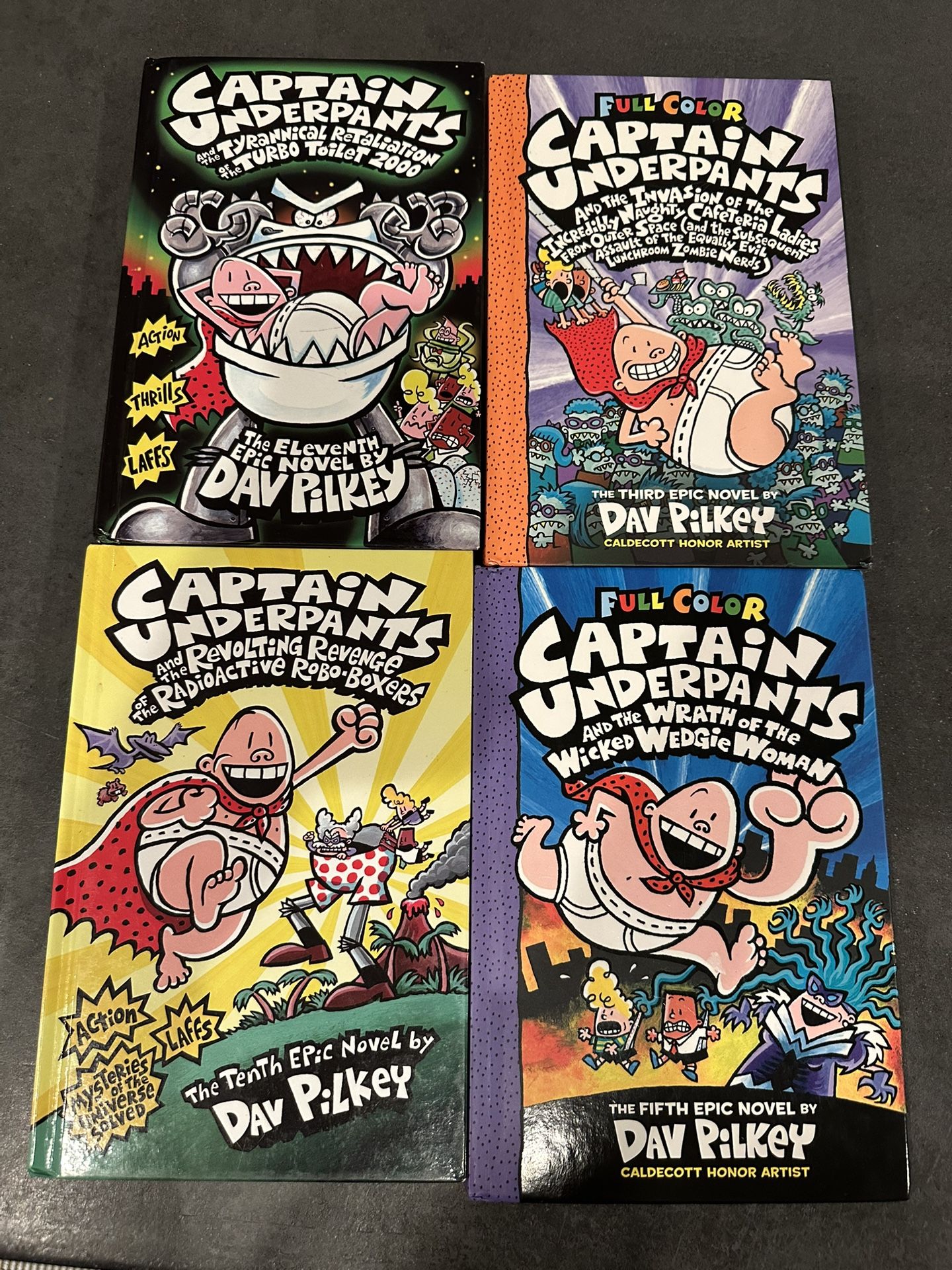 Captain Underpants books (4 Total)