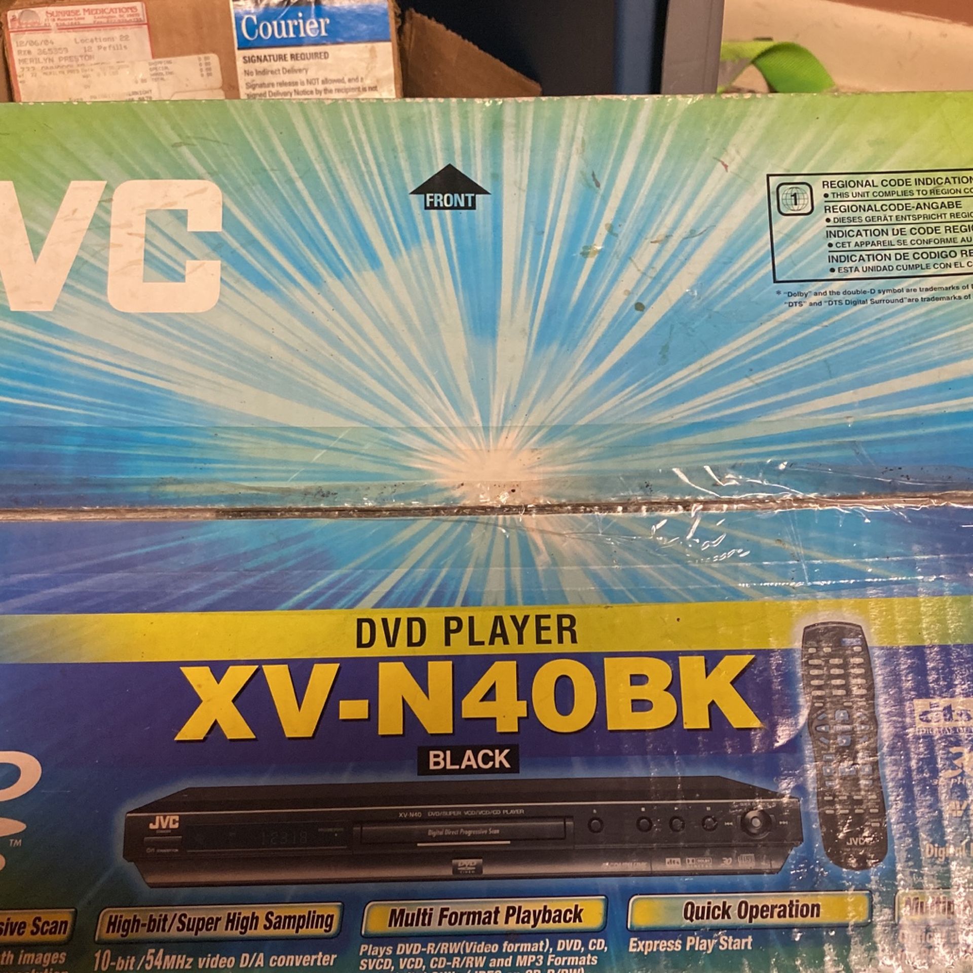 JVC DVD player