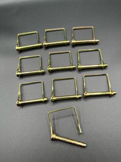 5/16" x 2-1/4" Square Coupler Safety Lock Pins (10 Pieces)