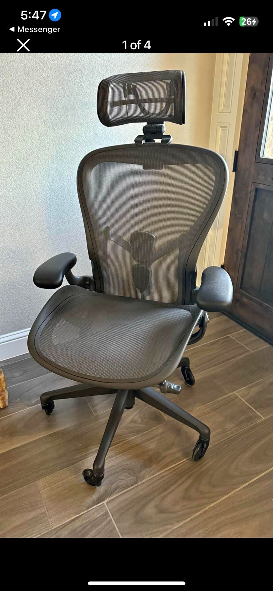 Chair Headrest New Aeron Lite Plus With Headrest Chair Furniture