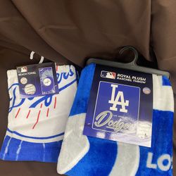 Dodgers Throw & Beach Towel